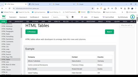 html table w3schools|HTML table basics .